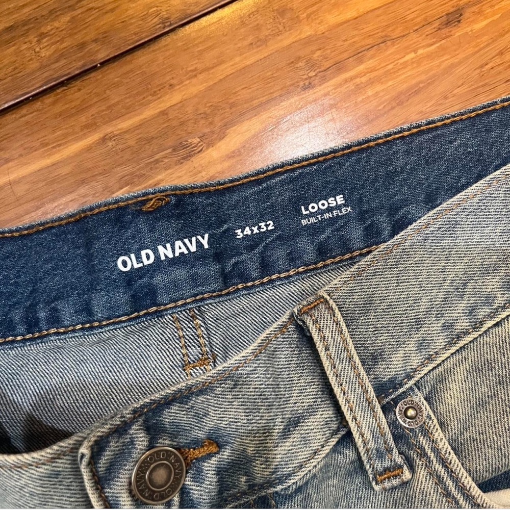 Old Navy Men's Denim Jeans in Light Blue - Picture 3 of 3